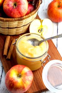 1 Large Apple Yields Applesauce Unsweetened