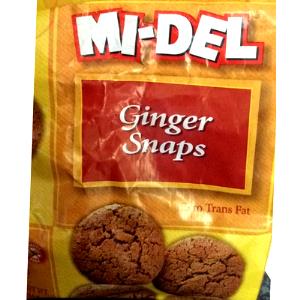 1 Large (approx 3-1/2" To 4" Dia) Gingersnaps