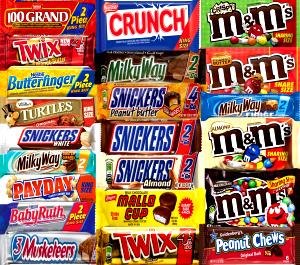 1 Large Bar (24 Squares, 6 Oz) Milk Chocolate Candy with Fruit and Nuts