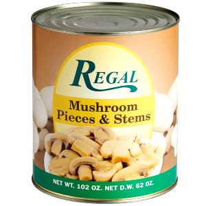 1 Large Cooked Mushrooms (Canned)