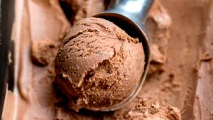 1 Large Dip/scoop Chocolate Rich Ice Cream