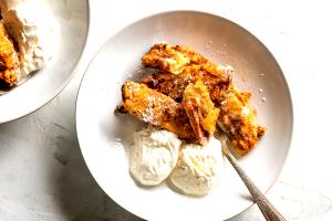 1 Large Fried Batter Dipped Banana