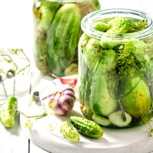 1 Large Gherkin (3" Long) Sweet Cucumber Pickle
