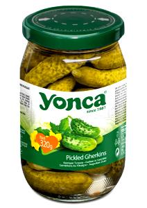 1 Large, Gherkin (3" Long) Sweet Cucumber Pickles