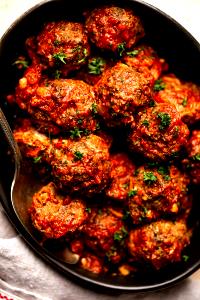 1 Large Meatball Meat Loaf Made with Venison/Deer