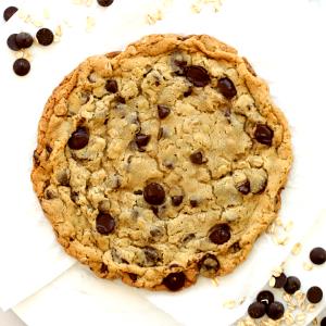 1 Large Oatmeal Cookie with Chocolate Chips