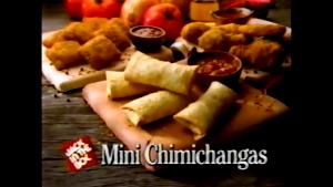 1 Large Order Jack-in-the-Box Mini Chimichangas (6 Pieces) Chimichanga with Chicken and Cheese