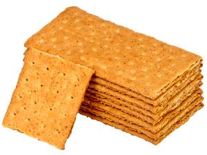 1 Large Rectangular Piece Or 2 Squares Or 4 Small Rectangular Pieces Serving Graham Crackers with Raisins