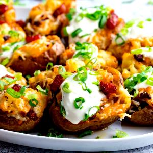1 Large Stuffed Baked Potato (Peel Eaten)
