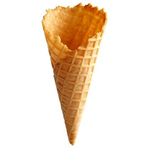 1 Large Waffle Cone Wafer or Cake Ice Cream Cone
