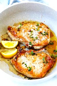 1 Large (yield After Cooking, Bone Removed) Broiled or Baked Breaded or Floured Pork Steak or Cutlet (Lean and Fat Eaten)