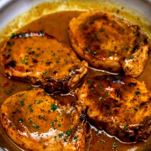 1 Large (yield After Cooking, Bone Removed) Pork Steak or Cutlet