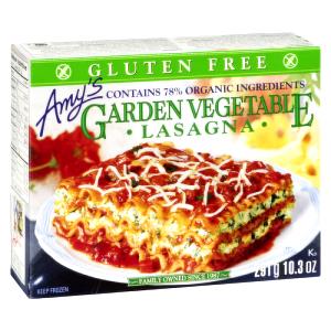 1 lasagna (291 g) Gluten Free Garden Vegetable Lasagna