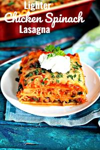 1 Lasagna (7" X 12") Lasagna with Chicken or Turkey and Spinach