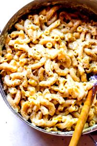 1 Lasagna Noodle, Cooked Whole Wheat Macaroni (Fat Added in Cooking)