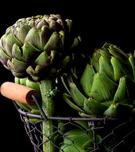 1 Lb Artichokes (Globe or French) (Without Salt, Frozen, Drained, Cooked, Boiled)