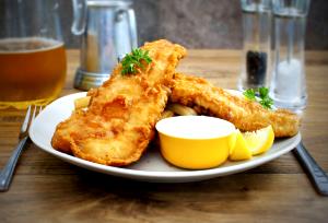 1 Lb Atlantic Croaker (Cooked, Bread and Fried)