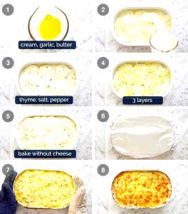 1 Lb Au Gratin Potatoes (Using Butter)