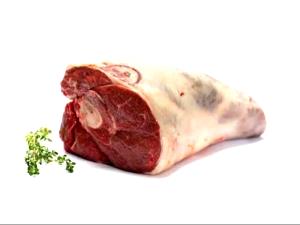 1 Lb Australian Lamb Leg (Center Slice, Bone-In, Lean Only, Trimmed to 1/8" Fat)