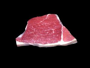 1 Lb Beef Bottom Round (Lean Only, Trimmed to 1/8" Fat, Cooked)