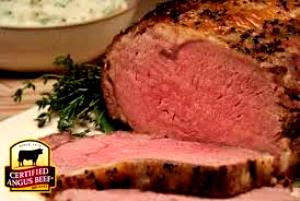 1 Lb Beef Bottom Round (Trimmed to 1/8" Fat, Select Grade, Cooked, Roasted)