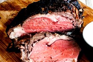 1 Lb Beef Ribs (Small End, Trimmed to 1/2" Fat, Prime Grade, Cooked, Broiled)