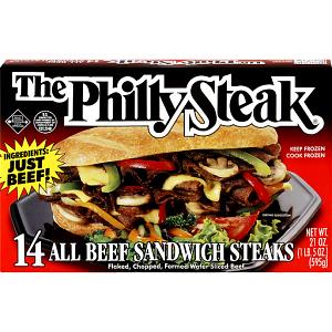 1 Lb Beef Sandwich Steaks (Flaked, Chopped, Formed and Thinly Sliced)