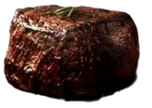 1 Lb Beef Tenderloin (Trimmed to 0" Fat, Select Grade, Cooked, Broiled)