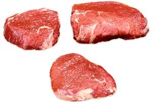 1 Lb Beef Top Round (Trimmed to 1/2" Fat, Prime Grade)