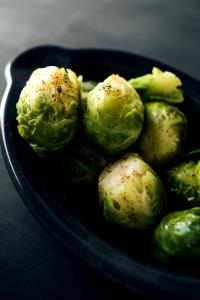 1 Lb Brussels Sprouts (with Salt, Frozen, Drained, Cooked, Boiled)