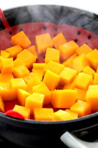 1 Lb Butternut Winter Squash (with Salt, Frozen, Cooked, Boiled)