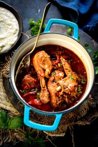 1 Lb Chicken Dark Meat (Stewing, Stewed, Cooked)