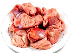 1 Lb Chicken Giblets (Capons, Simmered, Cooked)