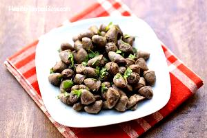 1 Lb Chicken Heart (Simmered, Cooked)