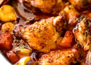 1 Lb Chicken Meat and Skin (Stewing)
