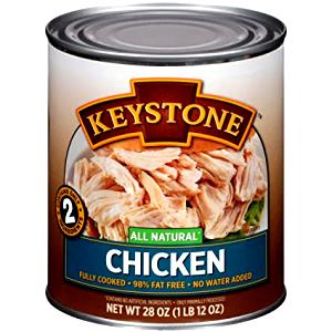 1 Lb Chicken Meat (with Broth, Canned)