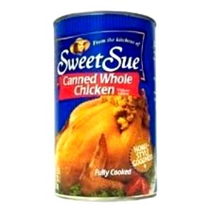 1 Lb Chicken (No Broth, Canned)