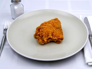 1 Lb Chicken Skin (Broilers or Fryers, Batter, Fried, Cooked)