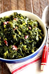 1 Lb Collards (with Salt, Drained, Cooked, Boiled)