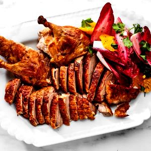 1 Lb Duck Meat and Skin (Roasted, Cooked)