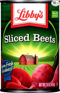 1 Lb Harvard Beets (Solids and Liquids, Canned)