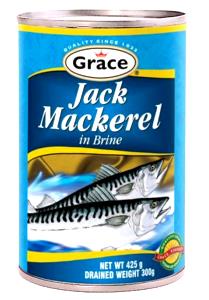 1 Lb Jack Mackerel (Drained Solids, Canned)
