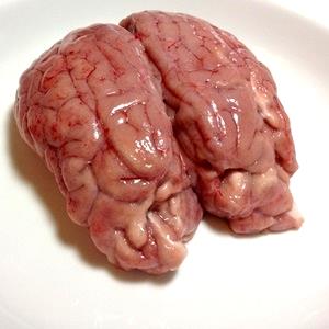 1 Lb Lamb Brain (Cooked, Braised)