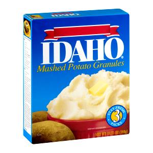 1 Lb Mashed Potatoes (From Granules, Dehydrated, Water and Margarine Added)