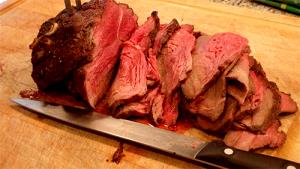 1 Lb Moose Meat (Cooked, Roasted)