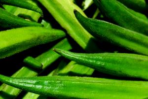 1 Lb Okra (Without Salt, Drained, Boiled, Cooked)