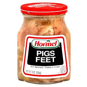 1 Lb Pork Feet (Cured, Pickled)