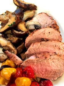1 Lb Pork Loin (Tenderloin, Lean Only, Cooked, Broiled)