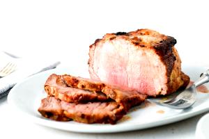 1 Lb Pork Shoulder (Whole, Lean Only, Cooked, Roasted)
