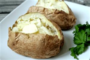 1 Lb Potatoes (Flesh, with Salt, Microwaved)
